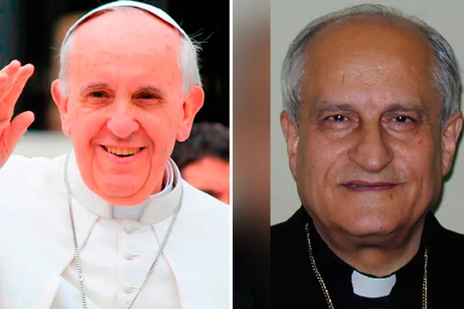 Este obispo ermitaño en el Líbano recibe obsequio especial de su amigo Papa Francisco