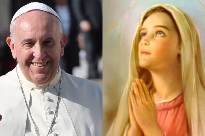 Papa Francisco: La Virgen María ofrece una visión serena ante la angustia actual