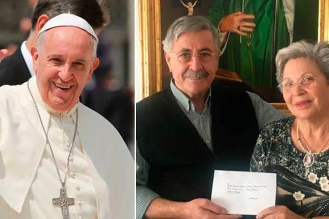 Hicieron un donativo para cristianos perseguidos y así les respondió el Papa Francisco