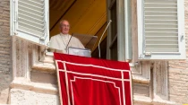 El Papa Francisco durante el rezo del u00c1ngelus. Foto: L'Osservatore Romano