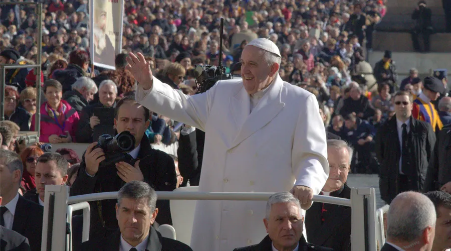 Papa Francisco en la audiencia con los grupos de oración del Padre Pío / Foto: Alexey Gotovskiy (ACI Prensa)?w=200&h=150