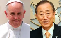 Papa Francisco y Ban Ki-moon / Foto: Cantus CC-BY-2.0