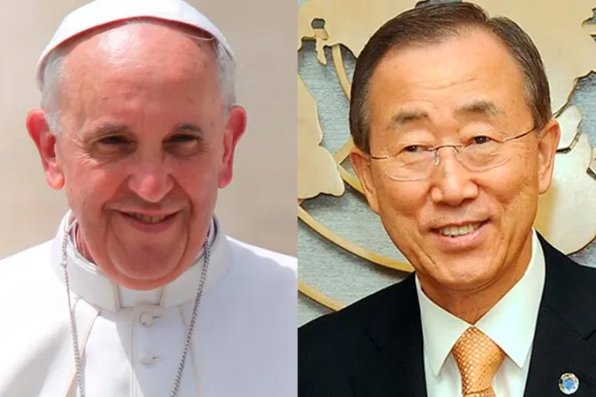 [VIDEO] Papa Francisco a Ban Ki-moon y la ONU: Sigan el ejemplo generoso de Zaqueo