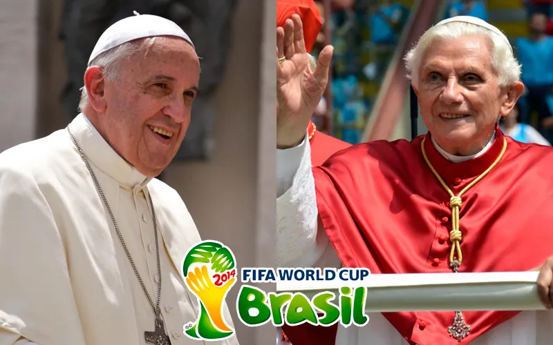 Verán el Papa Francisco y Benedicto XVI juntos la final de Mundial FIFA  Brasil 2014?