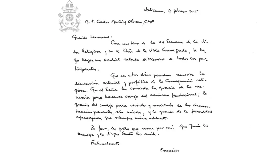Carta del Papa Francisco a los religiosos de España?w=200&h=150