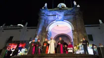 El Papa Francisco en la Catedral de Quito. / Foto: L'Osservatore Romano
