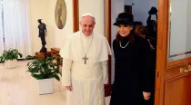 El Papa Francisco y Cristina Fernández. Foto Presidencia de Argentina