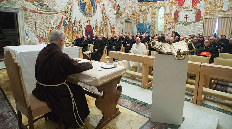 El Papa durante la predicación. Foto: L'Osservatore Romano?w=200&h=150