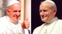 Papa Francisco - Daniel Ibáñez / ACI Prensa - Juan Pablo II L'Osservatore Romano