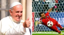 Papa Francisco (Daniel Ibu00e1u00f1ez - ACI Prensa) / Gianluigi Buffon (Flickr Nacionale Calcio CC-BY-2.0)