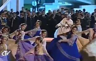 Despedida en Paraguay al Papa Francisco / Captura Youtube 