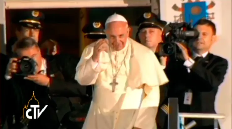 El Papa Francisco se despide de Tierra Santa (Captura Youtube CTV)?w=200&h=150