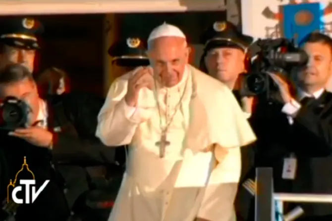 [VIDEO] El Papa Francisco se despide de Tierra Santa