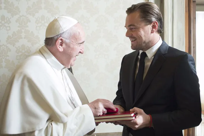 VIDEO: El Papa Francisco recibió al actor Leonardo DiCaprio en el Vaticano