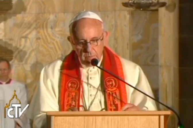 [VIDEO Y TEXTO] Discurso del Papa Francisco a sacerdotes, religiosos y seminaristas en la Iglesia de Getsemaní