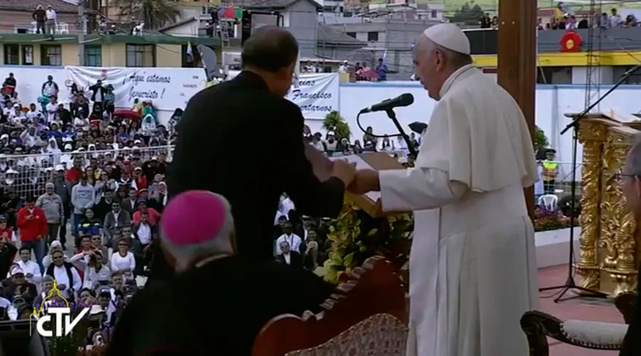 El Papa Francisco entrega el discurso que no leyó para que fuera publicado / Foto: Captura de video?w=200&h=150