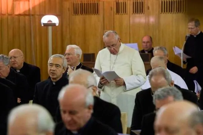 Reflexiona con una meditación del retiro de Cuaresma del Papa Francisco y la curia del Vaticano
