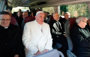El Papa en la Plaza de San Pedro. Foto: Daniel Ibu00e1u00f1ez / ACI Prensa 
