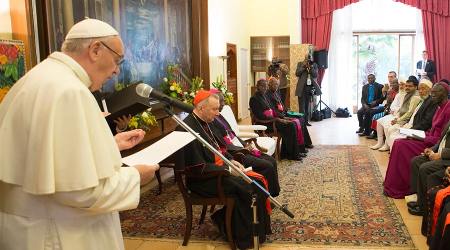 Papa Francisco en Encuentro interreligioso y ecuménico / Foto: L'Osservatore Romano?w=200&h=150
