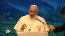 Papa Francisco en el encuentro con jóvenes de Asia / Foto: Captura Youtube
