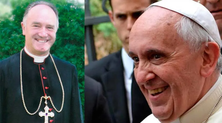 El superior de los Lefevbrianos, Bernard Fellay y el Papa Francisco