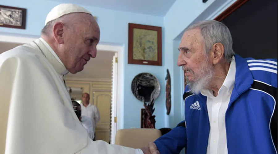 Encuentro del Papa Francisco con Fidel Castro, en 2015. Foto: Cortesía de Alex Castro.?w=200&h=150