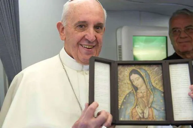 Papa Francisco dedica estas palabras a la Virgen de Guadalupe a través de Twitter