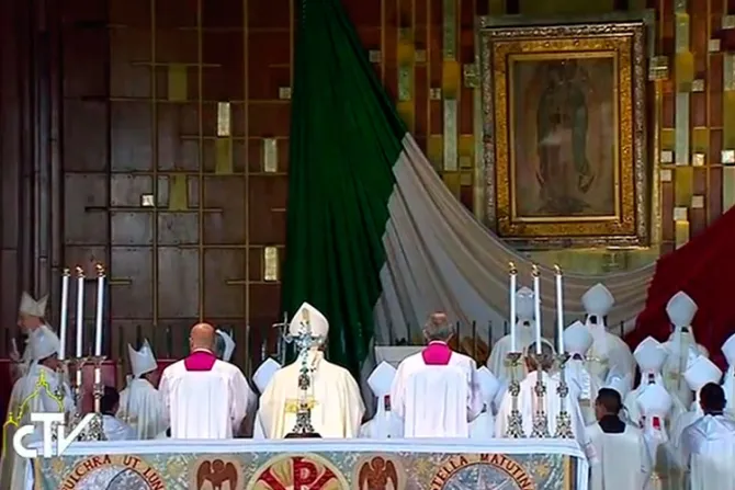 El Papa en la Basílica de Guadalupe: No te dejes vencer por tus dolores o tristezas