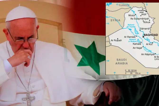 Papa Francisco exhorta a poner fin a tragedia humanitaria en Irak
