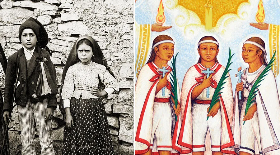 Pastorcitos de Fátima. Foto: dominio público / Niños mártires de Tlaxcala en México. Imagen: diócesis de Tlaxcala?w=200&h=150