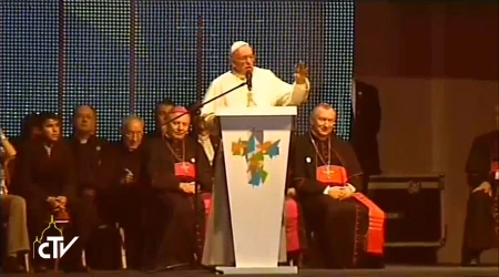 TEXTO y VIDEO: El u00e9pico mensaje que Papa Francisco pronunciu00f3 ante los ju00f3venes de Paraguay