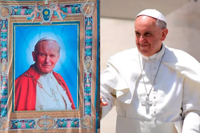 Papa Francisco recuerda la confianza de San Juan Pablo II en la misericordia de Dios