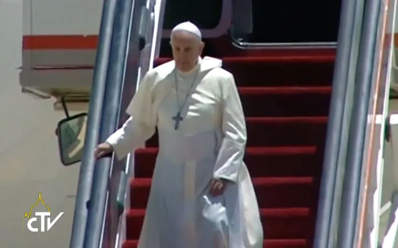 El Papa Francisco llega a Jordania / Foto: Youtube (CTV)?w=200&h=150