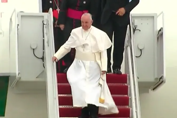 VIDEO: El Papa Francisco llegó a Estados Unidos en su primera visita a este país