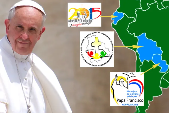Este es el programa oficial del viaje del Papa Francisco a Ecuador, Bolivia y Paraguay