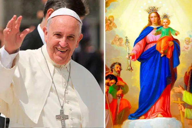 El Papa saluda a salesianos por Fiesta de María Auxiliadora