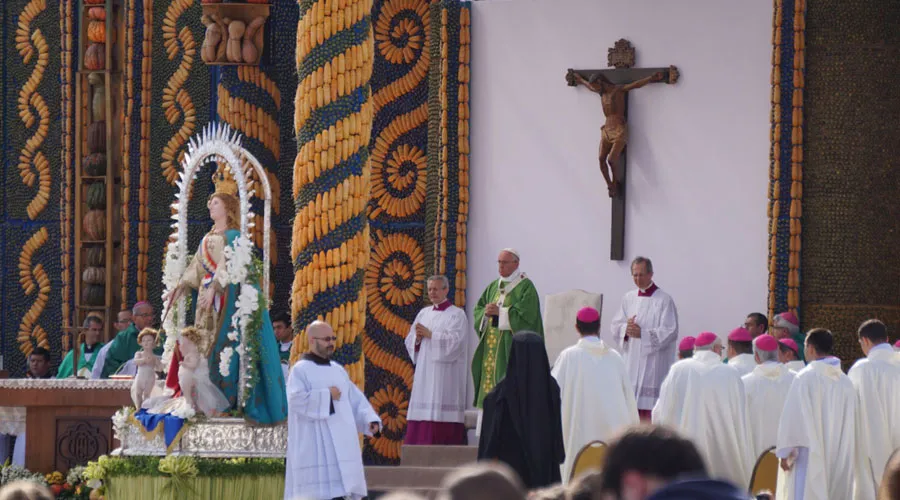 Papa Francisco durante la Misa en Asunción / Foto: David Ramos (ACI Prensa)?w=200&h=150