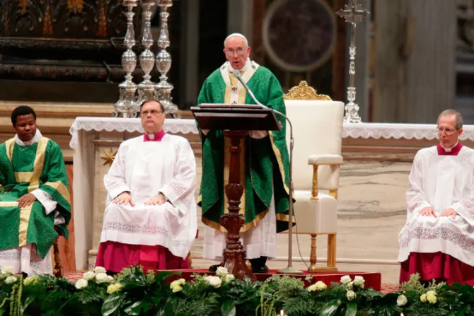 TEXTO: Homilía del Papa Francisco en la Misa de inauguración del Sínodo sobre la Familia
