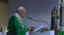 Papa Francisco en Misa en Turín. Foto: Captura de video / CTV.