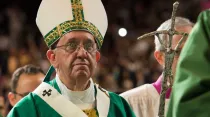 Papa Francisco en la Misa en Nueva York / Foto: L'Osservatore Romano