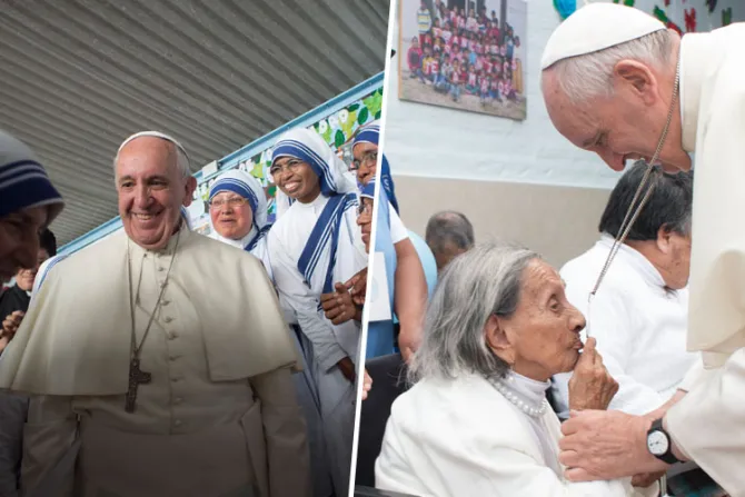 VIDEOS y FOTOS: Los detalles del Papa Francisco que conmovieron hogar de ancianos