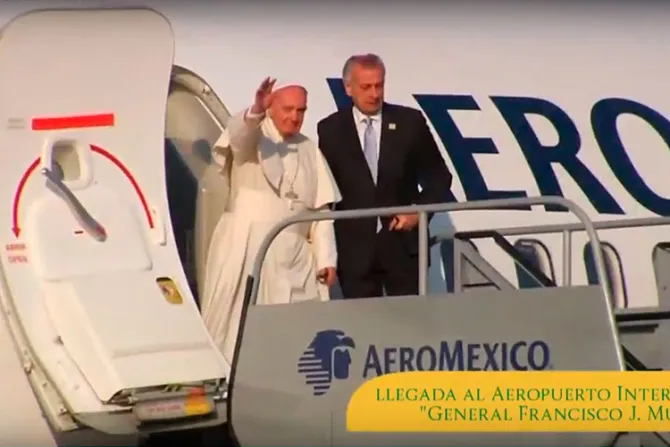 El Papa Francisco ya está en Morelia, cuarta etapa de su viaje en México