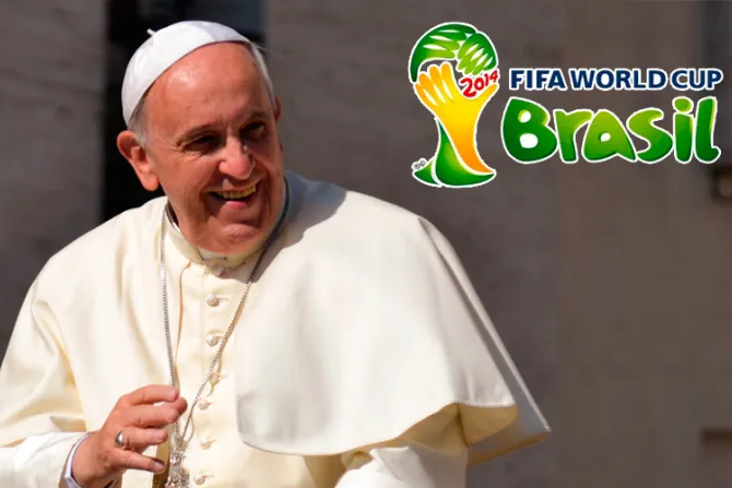 [VIDEO] Mundial FIFA Brasil 2014: Papa Francisco alienta a que torneo ayude al encuentro entre pueblos 