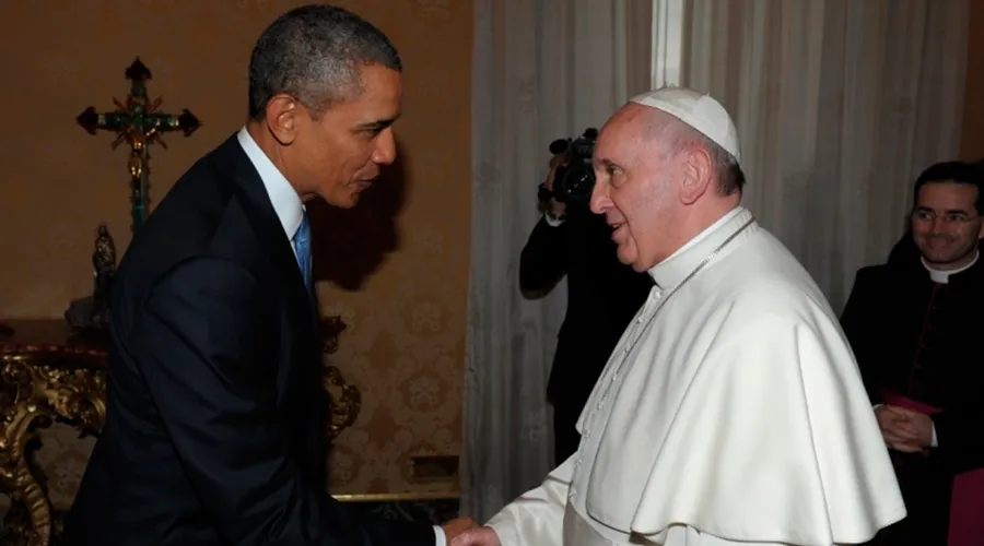 Barack Obama saluda al Papa Francisco. Foto: L'Osservatore Romano?w=200&h=150