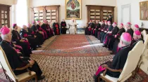El Papa Francisco dialoga con los obispos de Alemania. Foto L'Osservatore Romano
