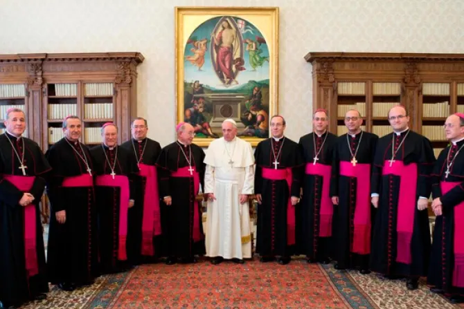 Papa agradece a obispos españoles felicitación por primer aniversario de Pontificado