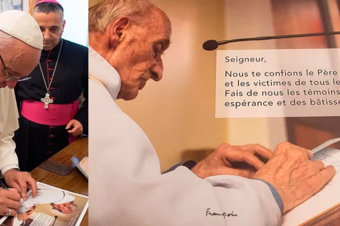 Papa Francisco: P. Jacques Hamel "es un mártir y los mártires son beatos"