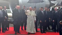 El Papa Francisco llegó a Paraguay - Foto: David Ramos (ACI Prensa)