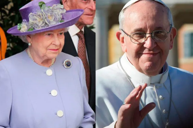 El Papa Francisco recibe a la Reina Isabel de Inglaterra