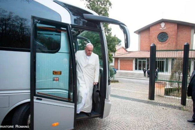 Lo que dijo el Papa Francisco tras concluir sus ejercicios espirituales